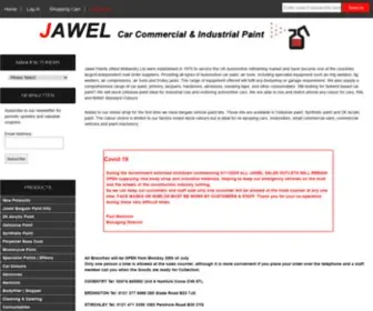 Jawel.co.uk(The UK's Leading car paint supplier. Based in the West Midlands Jawel Paints) Screenshot