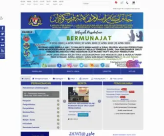 Jawi.gov.my(Jabatan Agama Islam Wilayah Persekutuan) Screenshot