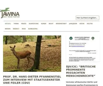 Jawina.de(Dein Blog zu Wildnis und Natur) Screenshot