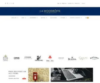 Jawoodroffe.com(J. A. Woodroffe Jewellers) Screenshot