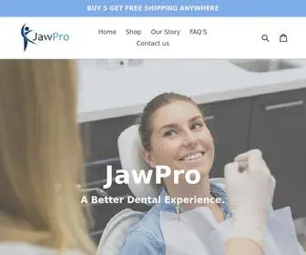 Jawpro.com.au(JawPro Providing jaw support to reduce jaw pain after dental treatment) Screenshot