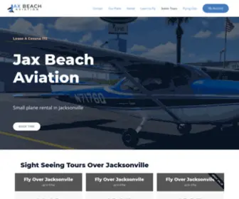 Jaxbeachaviation.com(Cessna 172 Leasing In Jacksonville) Screenshot