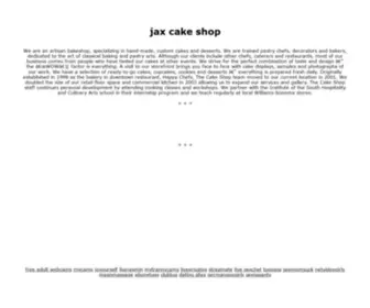 Jaxcakeshop.com(Jax cake shop) Screenshot