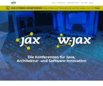 Jax.de(Konferenzen für Java) Screenshot