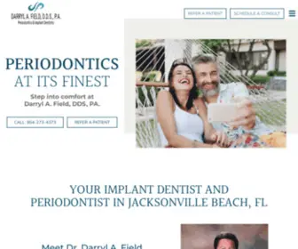 JaxDentalhealth.com(Dentist in Jacksonville Beach) Screenshot