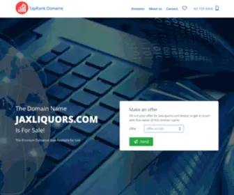 Jaxliquors.com(Jax Liquors) Screenshot