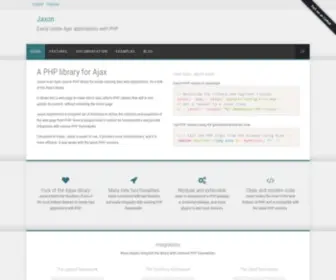 Jaxon-PHP.org(Jaxon) Screenshot