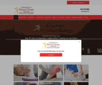 Jaxptcenter.com(Jacksonville Physical Therapy Center) Screenshot