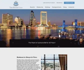 Jaxriverclub.com(The River Club) Screenshot