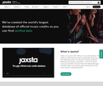 Jaxsta.com(Jaxsta) Screenshot