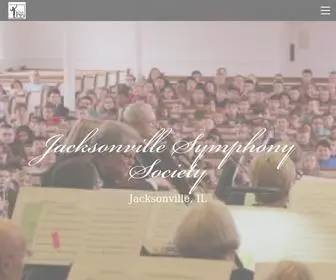 Jaxsym-IL.org(Jacksonville Symphony Society) Screenshot