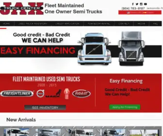 Jaxtruckcenter.com(Semi Trucks For Sales) Screenshot