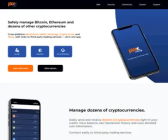 Jaxxwallet.io(Jaxxwallet) Screenshot