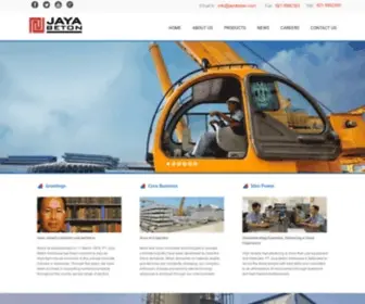 Jayabeton.com(Jaya Beton) Screenshot