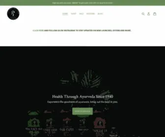 Jayabharatham.com(Health through Ayurveda. Traditional ayurveda in modern easy to use packs. Shop now. Body and Soul) Screenshot