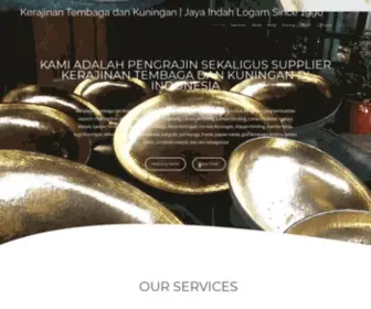 Jayaindahlogam.com(Kerajinan Tembaga dan Kuningan) Screenshot