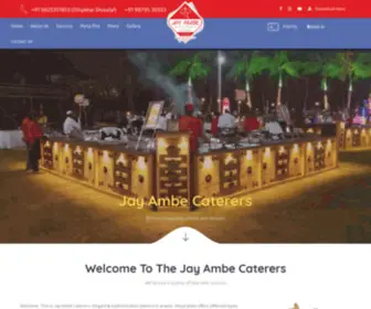 Jayambecaterers.com(Jay Ambe Caterers Anand) Screenshot