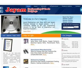 Jayamforgings.com(Jayamforgings) Screenshot