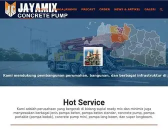 Jayamixconcretepump.com(Harga Beton Cor) Screenshot