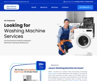 Jayamservicecenter.com(Washing machine services in Kodungaiyur) Screenshot
