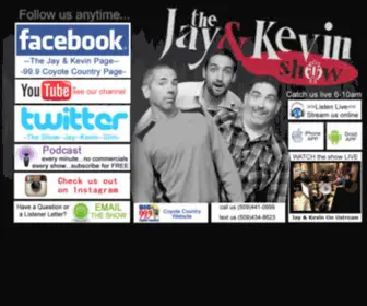 Jayandkevin.com(Jay And Kevin Show) Screenshot