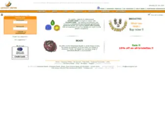 Jayantigems.com(Gemstone Beads) Screenshot