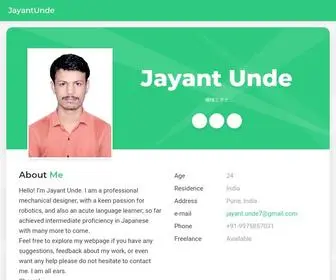 Jayantunde.com(My WordPress Website) Screenshot