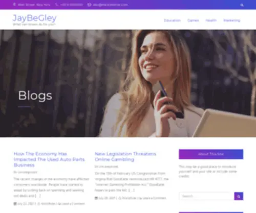 Jaybegley.com(Web) Screenshot