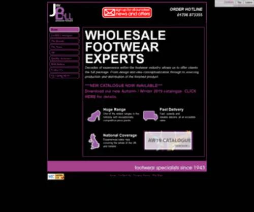 Jaybillwholesalefootwear.co.uk(JBI Footwear) Screenshot