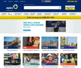 Jaybro.com.au(The Civil & Construction Supply Experts) Screenshot
