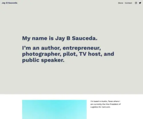 Jaybsauceda.com(Jay B Sauceda Photography) Screenshot