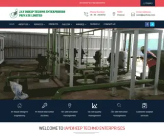Jaydheep.com(Industrial Heavy Equipment) Screenshot