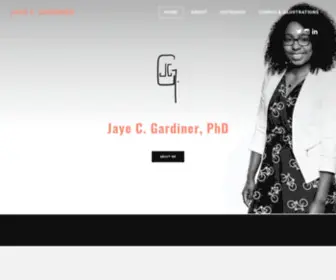 Jayegardiner.com(JAYE C) Screenshot