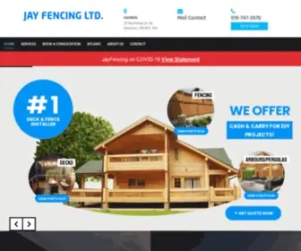 Jayfencing.com(Jay Fencing Ltd) Screenshot