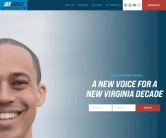 Jayjones.com(Delegate Jay Jones) Screenshot