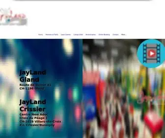 Jayland.net(Le plus grand centre de loisirs de suisse romande) Screenshot