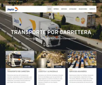 Jaylo.eu(Soluciones globales de transporte y logística) Screenshot