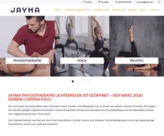 Jayma.de(Physiotherapie Lichterfelde West (Hindenburgdamm)) Screenshot