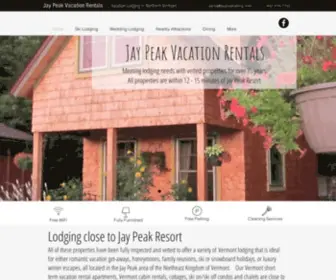 Jaypeakskiing.com(Jay Peak lodging) Screenshot