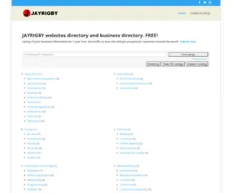 Jayrigby.info(Free Business Directory Listing) Screenshot