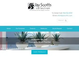 Jayscotts.com(Jay Scotts Fiberglass Planters) Screenshot