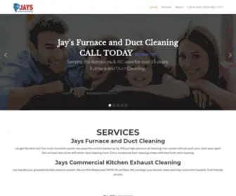 Jaysfurnaceandductcleaning.ca(Jay's Furnace and Duct Cleaning servicing Kamloops & interior of BC) Screenshot