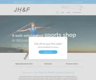 Jayshealthfitnessuk.com(Sports shop) Screenshot