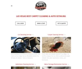 Jaysmobiledetail.com(Carpet Cleaning Las Vegas) Screenshot