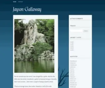 Jaysongallaway.com(Jayson Gallaway) Screenshot