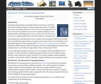 Jaysonjc.com(Jayson Online) Screenshot