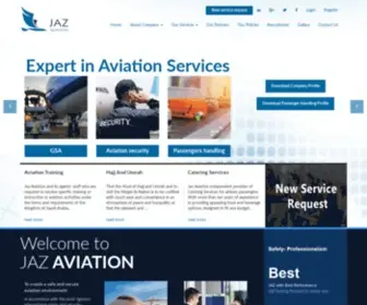 Jazaviation.com(Jaz Aviation) Screenshot