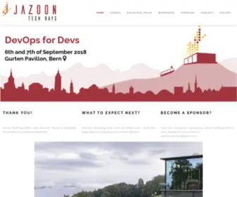 Jazoon.com(DevOps for Devs) Screenshot