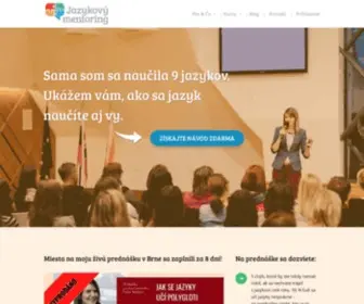 Jazykovymentoring.sk(Jazykový mentoring) Screenshot