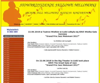 Jazz-Melomani.pl(Stowarzyszenie Jazzowe Melomani) Screenshot